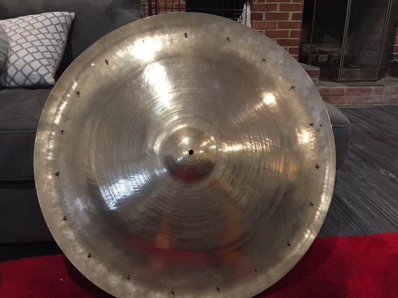 Zildjian 28" swish knocker trans stamp 1940's Brilliant image 1