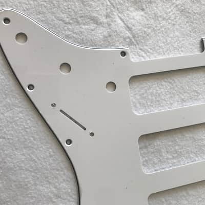 For Fender Stratocaster Strat P90 3 Pickup Guitar Pickguard,3 Ply White image 6