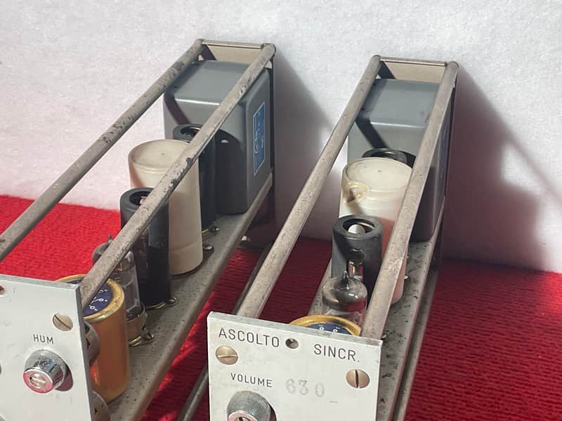 AMPEX RAI   PAIR TUBE AMPLIFIER VINTAGE (  EMI ) image 1