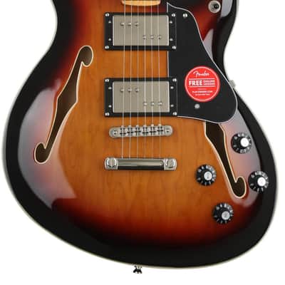 Squier Classic Vibe Starcaster Semi-hollowbody Electric Guitar - 3-tone Sunburst image 1