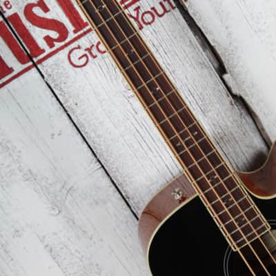Fender FA-450CE 4 String Jumbo Cutaway Acoustic Electric Bass Guitar Sunburst image 11