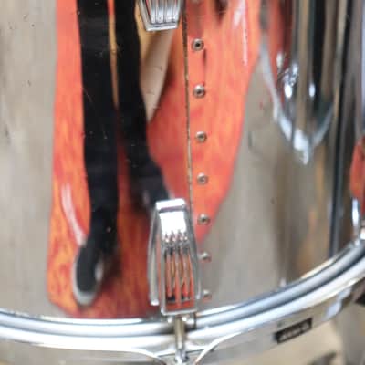 Ludwig  3pc Shell Pack 1985 Chrome Over Maple Drum Set image 12