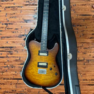 Fender American Deluxe Telecaster HH QMT 2004 - Quilted Maple Top, Sunburst - Arcane Brownbucker pickups image 8