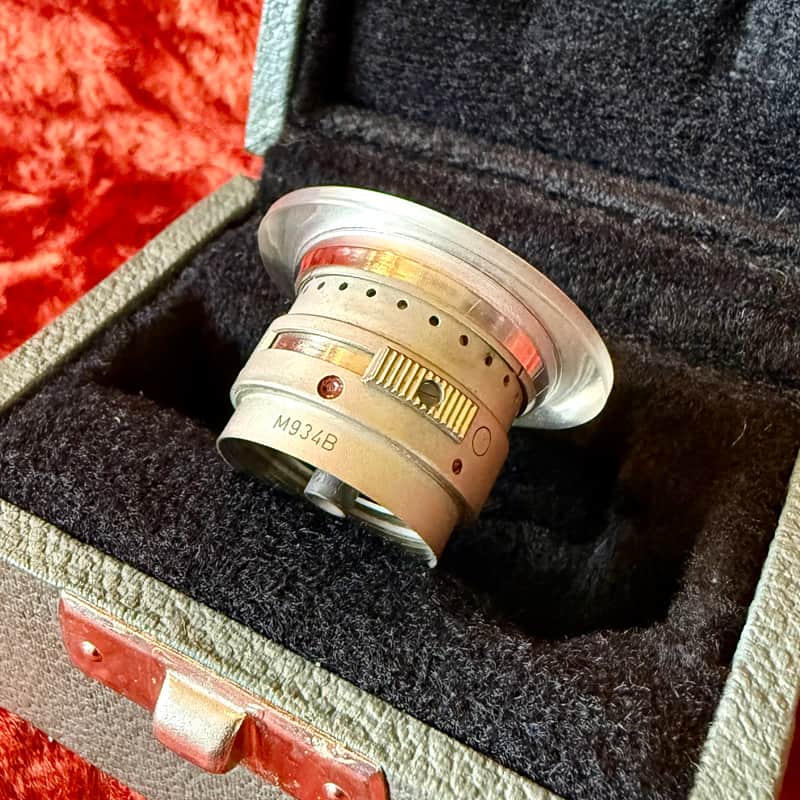 Telefunken Schoeps M934-B cardioid Omni tube microphone capsule c 1960 - Nickel original vintage Germany m222 m221b image 1