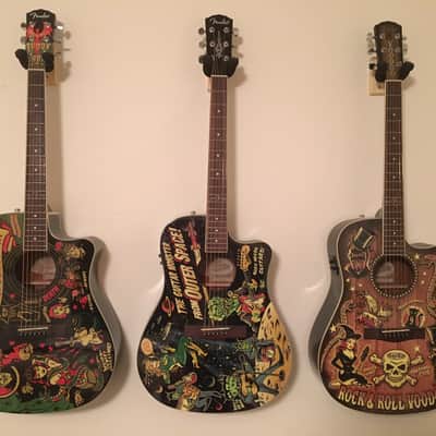 Fender Vince Ray Dreadnought Cutaway Acoustic-Electric Guitars - Entire 4 Guitar Collection image 1