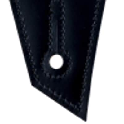 Genuine Jackson Logo Guitar Strap with Double V Pattern, Black/Blue image 6
