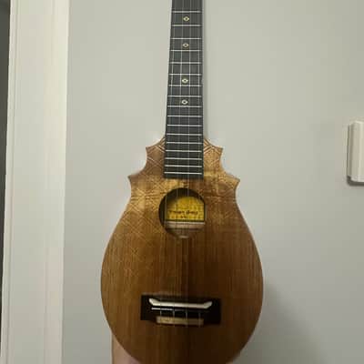 KoAloha UkeSA Tenor Pops' Pineapple Sunday Solid Acacia Ukulele M559 image 4