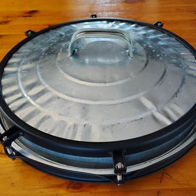 Latin Percussion LP1601 RAW Series Trash Snare with Sound Enhancer 2010s - Silver/Black image 5