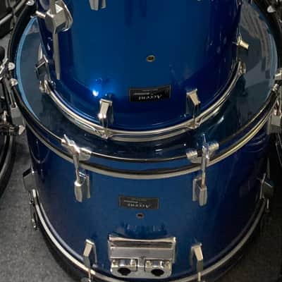 Ludwig Accent / Tama 5pc. Kit w/Hardware, Cymbals - Blue image 4