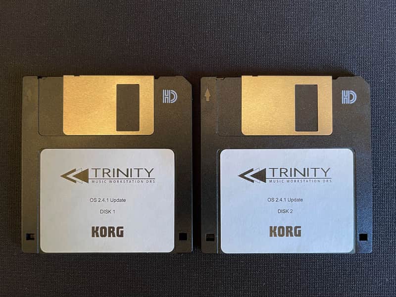Korg Trinity System ROM Version 2.4.1 Operating System Disk Set (Latest SoloTRI) image 1