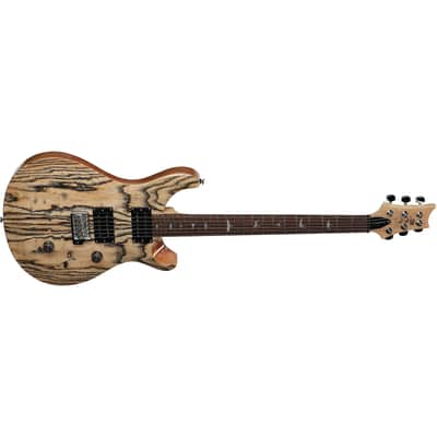Paul Reed Smith SE Limited Edition "Exotic" Custom 24 Swamp Ash Burl Guitar w/ Gig Bag - Natural image 4