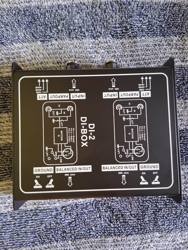 DI-2 DI-Box Two Channel Passive Direct Box image 1