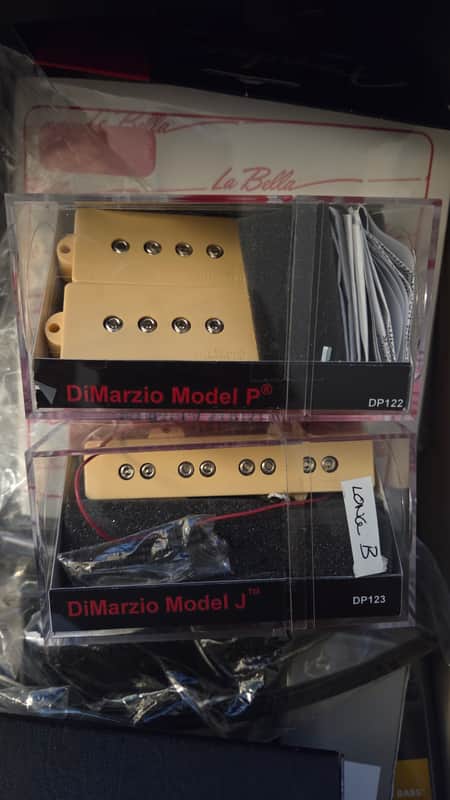 DiMarzio Model P and Model J (bridge) PJ Pickup Set image 1