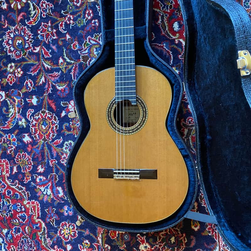 Glenn Canin Cedar/Indian Rosewood Doubletop Concert Classical Guitar  2019 - French Polish image 1