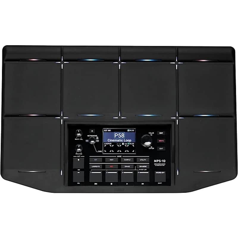 KORG MPS-10 Drum, Percussion, and Sampler Pad 2024 - BLACK image 1