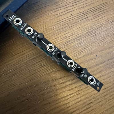 2hp Hat Eurorack percussion voice Black panel image 6
