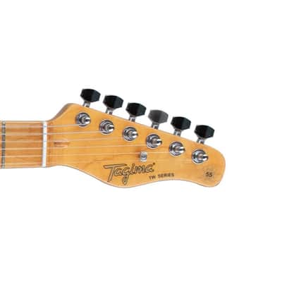 Tagima TW-55 Woodstock Series Telecaster Style Electric Guitar - Black - Demo image 2