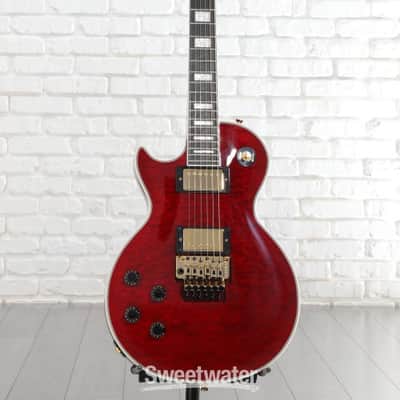Epiphone Alex Lifeson Les Paul Custom Axcess Left-handed Electric Guitar - Ruby (LPCAxALRbyLd1) image 3