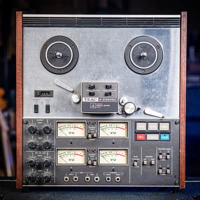 TEAC A-2340 SX Reel To Reel Tape Machine SPARES OR REPAIRS 1980s - Silver image 2