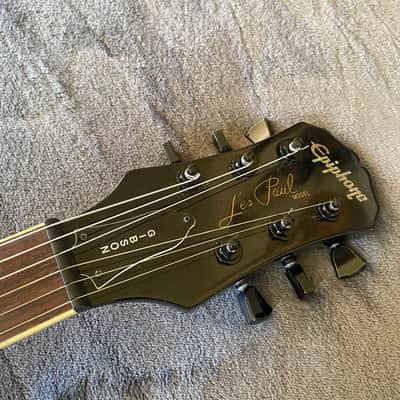 1999 Epiphone  Les Paul Limited Edition Quilt Top Translucent Black Made in Korea (MIK) - Free Pro Setup image 12