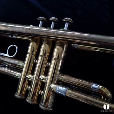 Extra early 40`s F.E Olds Ambassador Los Angeles Hubbard Morgan gamonbrass trumpet image 21