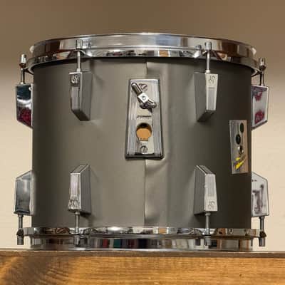 1980's Sonor Performer 12" Hi-tech Grey 10x12 rack Tom image 5