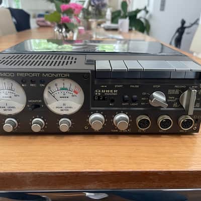 Uher Report Monitor 4400 - Portable Reel to Reel Tape - 3 Head Stereo Tape Machine - Microphone image 1