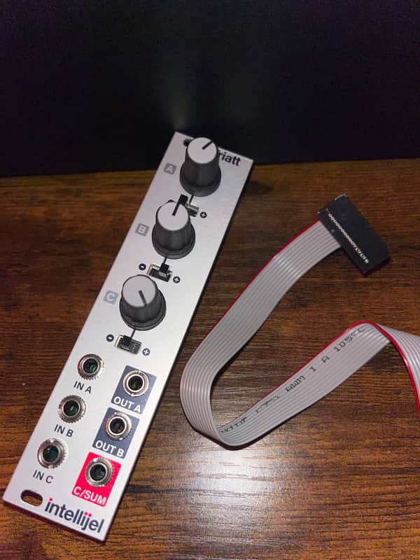 Intellijel Triatt Triple Attenuator Eurorack Synth Module 2013 - 2018 - Silver image 1