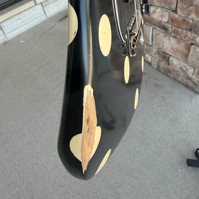 Fender Buddy Guy Artist Series Signature Stratocaster Black with Polka Dots Roadworn image 13