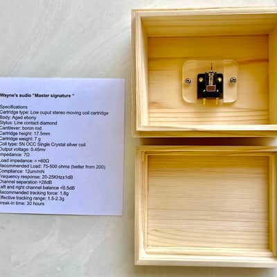 Wayne's Audio Master Signature MC Phono Cartridge, 5N Silver Coil, Line Contact Diamond on Boron Cantilever image 4