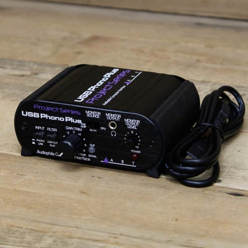 Open Box ART USB Phono Plus Phono Preamp and Audio Interface image 1