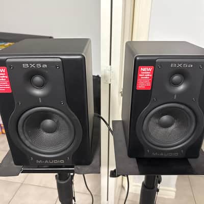 M-Audio BX5A Deluxe Active Studio Monitors (Pair) 2000s - Black image 1