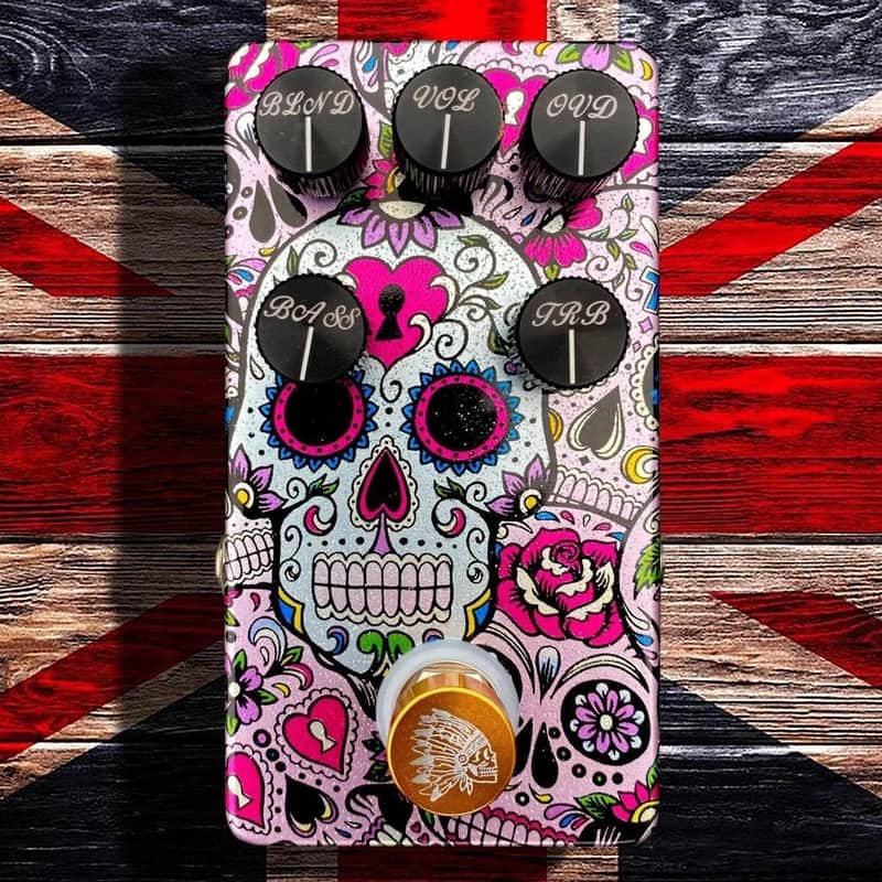 Flattley Boutique Effects Pedals Guitar Platinum Range - Bass Chief Overdrive Pedal image 1