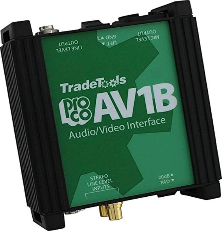 Pro Co Sound AV1B Audio Video Interface image 1