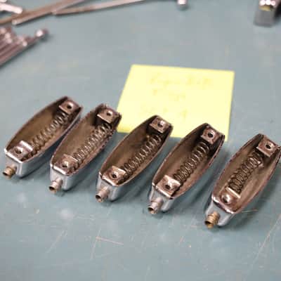 Vintage Rogers Bread & Butter Tab Lug, Single Tension For Toms 3916R, 5-Pack Set A image 8