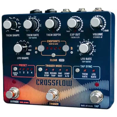 Intrepid Audio Crossflow Stereo Tremolo + Expression Pedal image 3