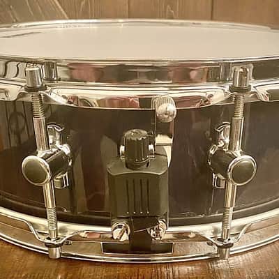 Sonor S-Class 14x5” 9-Ply Maple/Birch German Shell Snare Drum in Black Onyx Vertical Grain Lacquer Finish image 3