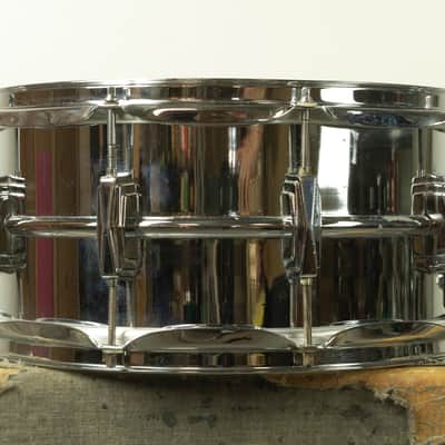 1980s Ludwig 6.5x14 LM402 Supraphonic Snare Drum image 7