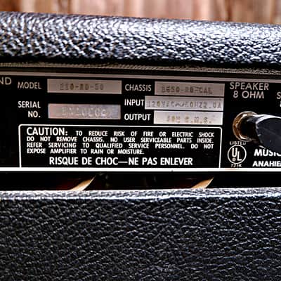 Music Man 110 RD Fifty 50-Watt 1x10" Guitar Combo with Limiter 1982 - 1984 - Black image 11