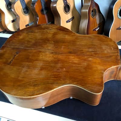 One of a kind French Jazz manouche left handed Siro Burgassi Grand model from 1945 Paris image 22