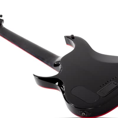 Schecter Sunset-7 Red Dawn Gloss Black image 4
