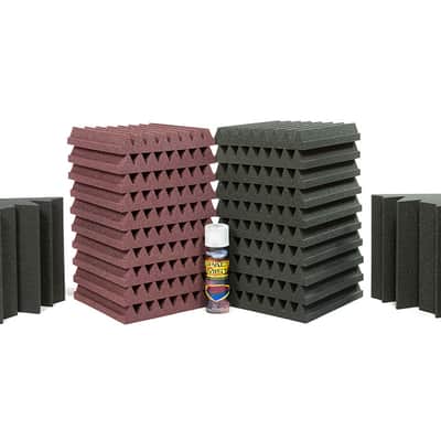 Universal Acoustics Mercury-1 Room Kit, Charcoal/Burgundy image 2