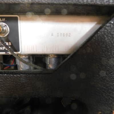 1967 Vintage Fender Blackface Deluxe Reverb Amp 20 Watt 1x12 Combo ! image 6