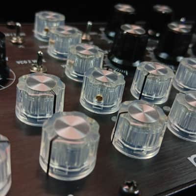 19-Piece Moog-Inspired Aftermarket DFAM Knob Kit New Production - Clear/Aluminum image 11