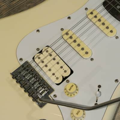 1980's Series 10 by Bently Stratocaster- HSS - White with Matching Head- Clean! image 4