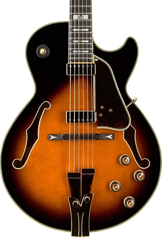 Ibanez GB10 George Benson Signature Hollowbody Electric Guitar, Ebony Fingerboard, Brown Sunburst image 1