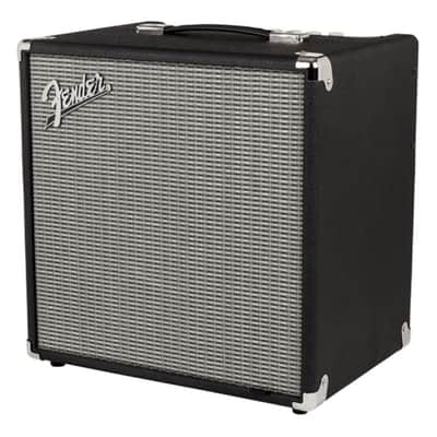 Fender Rumble 40 120V Amplifier with Lightweight Plywood Construction and 10-Inch Fender Special Design Speaker (Black and Silver) image 2