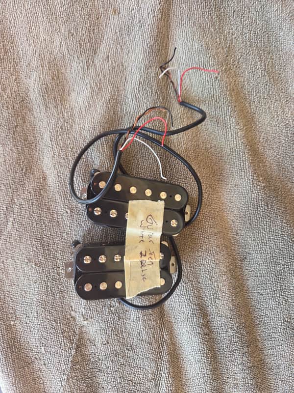 SBS Humbucker set 20SBS Alnico II Overwound Humbucker Guitar Pickup Set Four Conductor coil tap WORKING10s - Black image 1