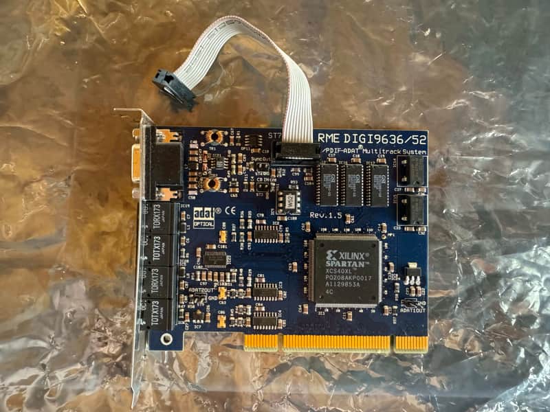 RME DIGI 9636/52 PCI Digital Audio Card with RME DIGI 9652 Expansion Board image 1
