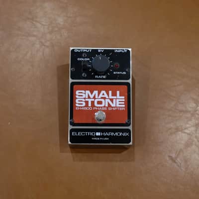 Electro-Harmonix Small Stone EH4800 Phase Shifter V4 with Status LED 1998 - 2006 - Black/Orange image 1